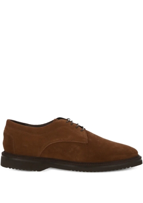 Ortigni suede derby shoes - Brown