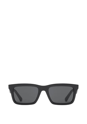 Burberry Eyewear logo rectangular sunglasses - Black