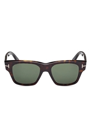 TOM FORD Eyewear tortoiseshell square-frame sunglasses - Brown
