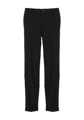 Re-Hash cuffed straight-leg trousers - Black