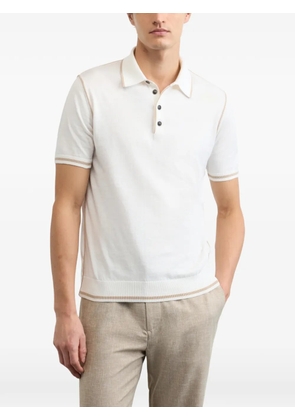 Pal Zileri white polo shirt