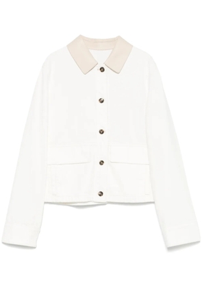 Yves Salomon denim jacket - White