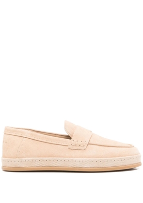 Hogan suede loafers - Neutrals