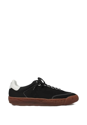 Maison MIHARA YASUHIRO contrast-stitching leather sneakers - Black
