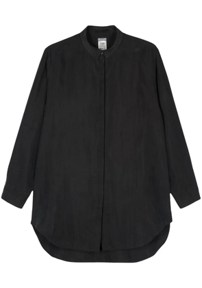Kristensen Du Nord long-sleeve silk shirt - Black