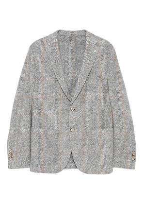 L.B.M. 1911 checked blazer - Grey