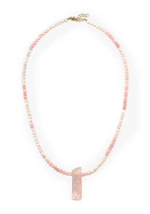 Roxanne First opal crystal pendant necklace - Gold