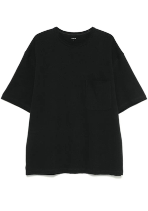 LEMAIRE jersey-texture T-shirt - Black