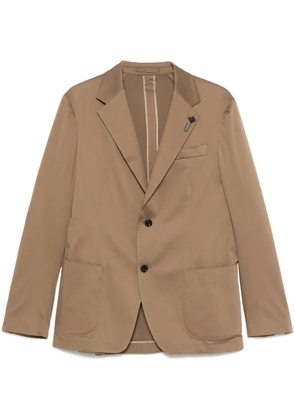 Lardini single-breasted blazer - Brown