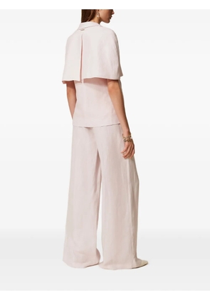 TWINSET wide-leg trousers - Pink