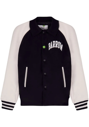 BARROW logo-print varsity jacket - Black