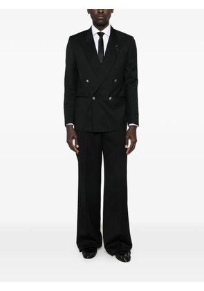 Lardini double-breasted blazer - Black