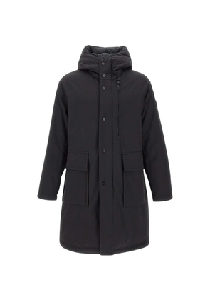 Duno Mirror hooded coat - Black