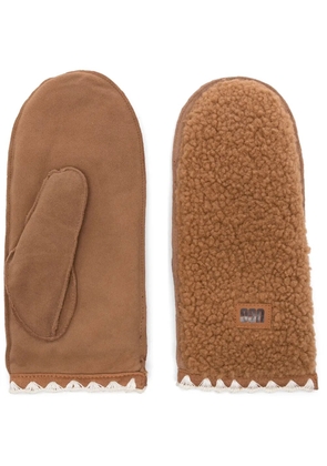 UGG UGGfluff mittens - Brown