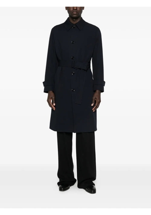 Lardini belt buttoned coat - Black