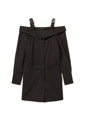 TWINSET buckle-straps playsuit - Black