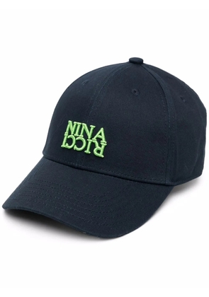 Nina Ricci embroidered-logo baseball cap - Blue