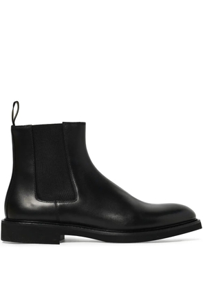 Doucal's leather boots - Black
