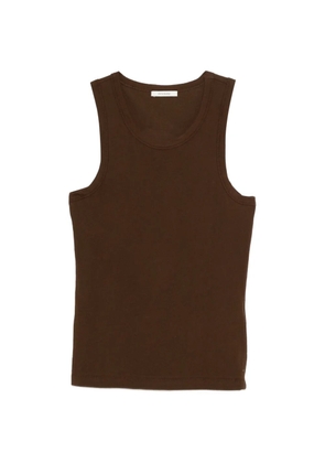 ENTIRE STUDIOS crew neck sleeveless tank top - Brown
