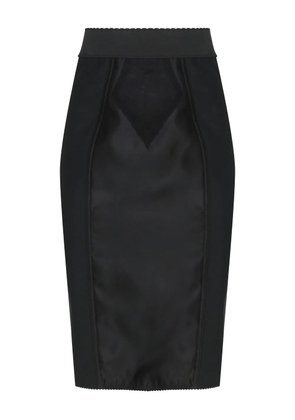 Dolce & Gabbana lace-panel pencil skirt - Black