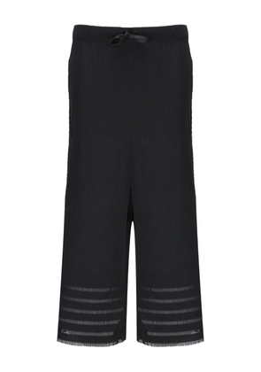 Pleats Please Issey Miyake pleated trousers - Black