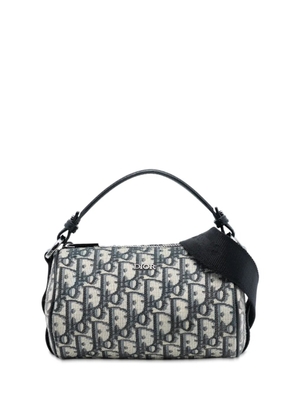 Christian Dior Pre-Owned 2021 Mini Oblique Canvas Roller Messenger Bag satchel - Blue