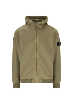 Stone Island zip-up hoodie - Green