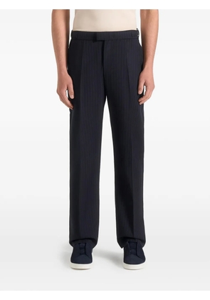 Manière De Voir Joseph pinstripe trousers - Blue