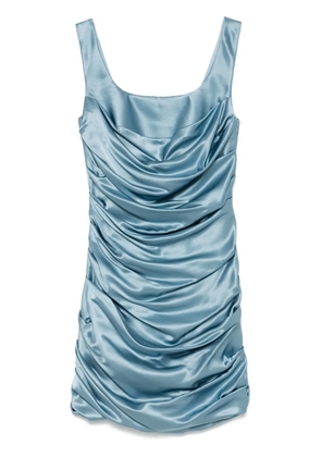 Giuseppe Di Morabito cowl-effect minidress - Blue