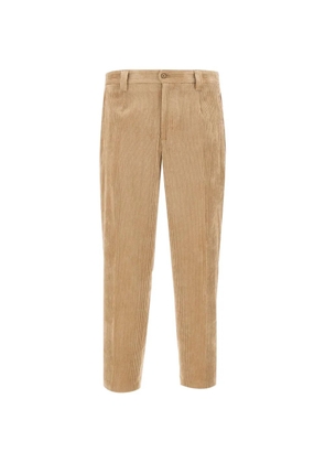 Briglia 1949 velvet side-pockets trousers - Neutrals