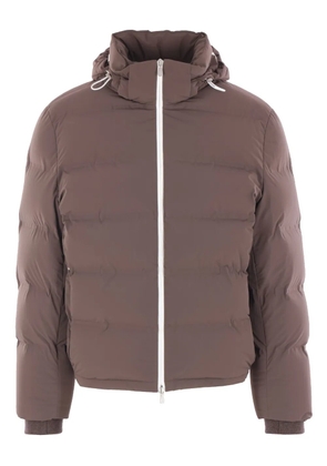 Brunello Cucinelli hooded down-filled coat - Brown