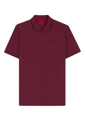 HUGO embroidered-logo polo shirt