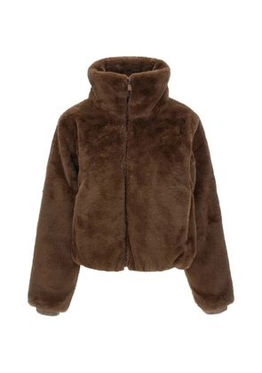 Save The Duck faux-fur reversible jacket - Brown