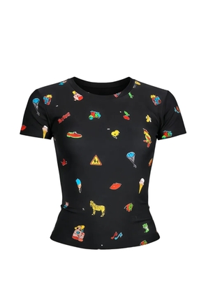 Fiorucci toy-print T-shirt - Black