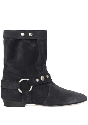 ISABEL MARANT Stania studded suede boots - Black