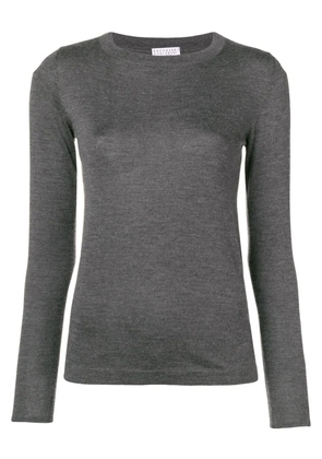 Brunello Cucinelli long-sleeved sweater - Grey