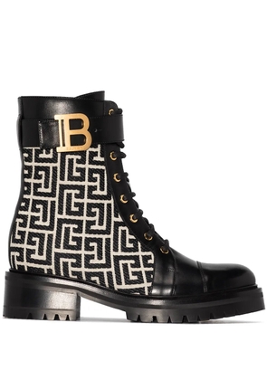 Balmain Ranger Romy monogram boots - Black