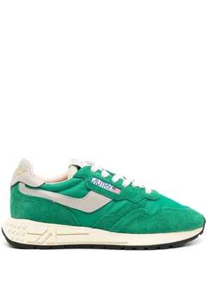 Autry Reelwind panelled suede sneakers - Green