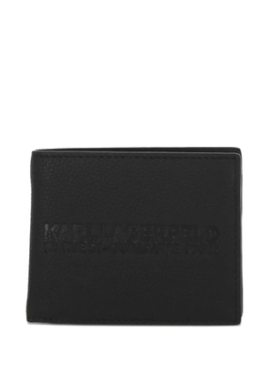 Karl Lagerfeld logo bi-fold wallet - Black
