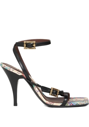 ETRO 90mm leather high-heeled sandals - Neutrals