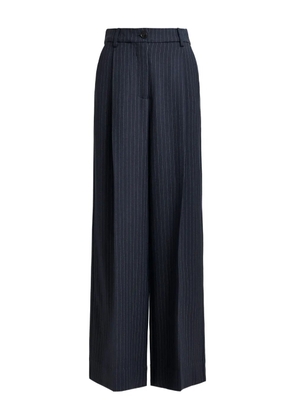 Essentiel Antwerp pinstripe-pattern pleated trousers - Blue