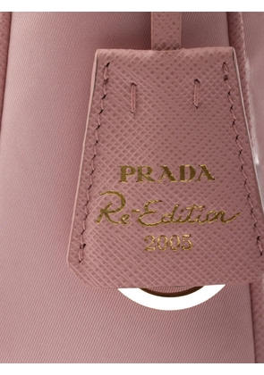 Prada mini Re-Edition 2005 logo-detail tote bag - Pink