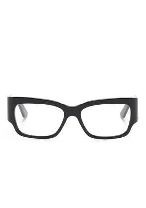 Balenciaga Eyewear logo-engraved square-frame glasses - Black