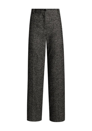 Dolce & Gabbana herringbone-pattern trousers - Black