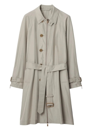 Burberry Long Silk Car coat - Grey