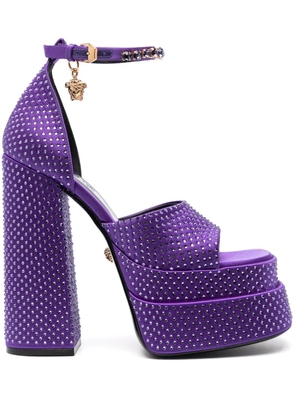 Versace Medus Aevitas platform sandals - Purple