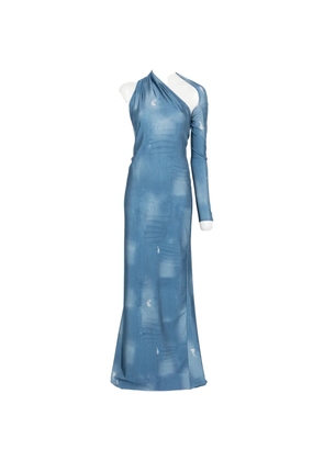 Atu Body Couture one-shoulder maxi dress - Blue