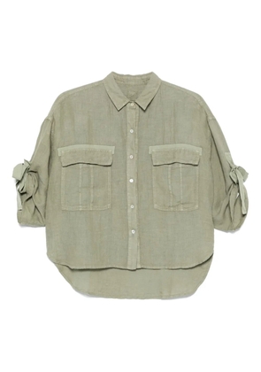 120% Lino linen shirt - Green