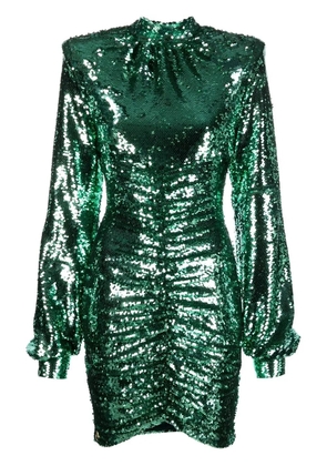 Philipp Plein sequin-embellished dress - Green