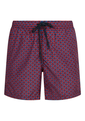 Drumohr pattern-jacquard swim shorts - Pink